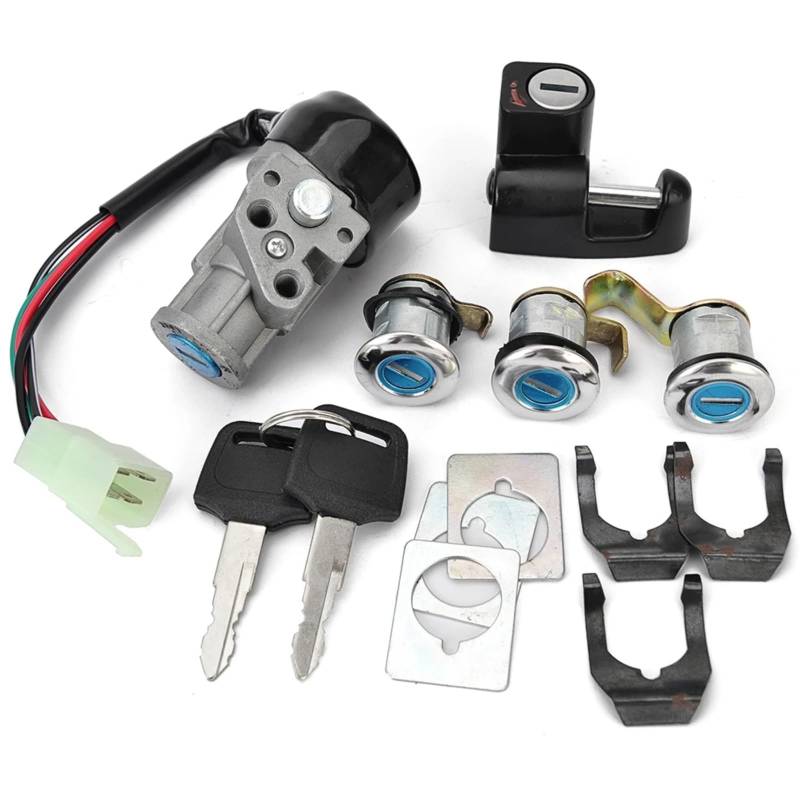 BSWRTH Start Zündschlüssel Kompatibel Mit CN250 Für Helix 1986–2007 35010-KS4-711 Motorrad-Zündschloss, Tankdeckel, Tankdeckel, Schlüssel, Motorradschlösser, Starterschalter von BSWRTH