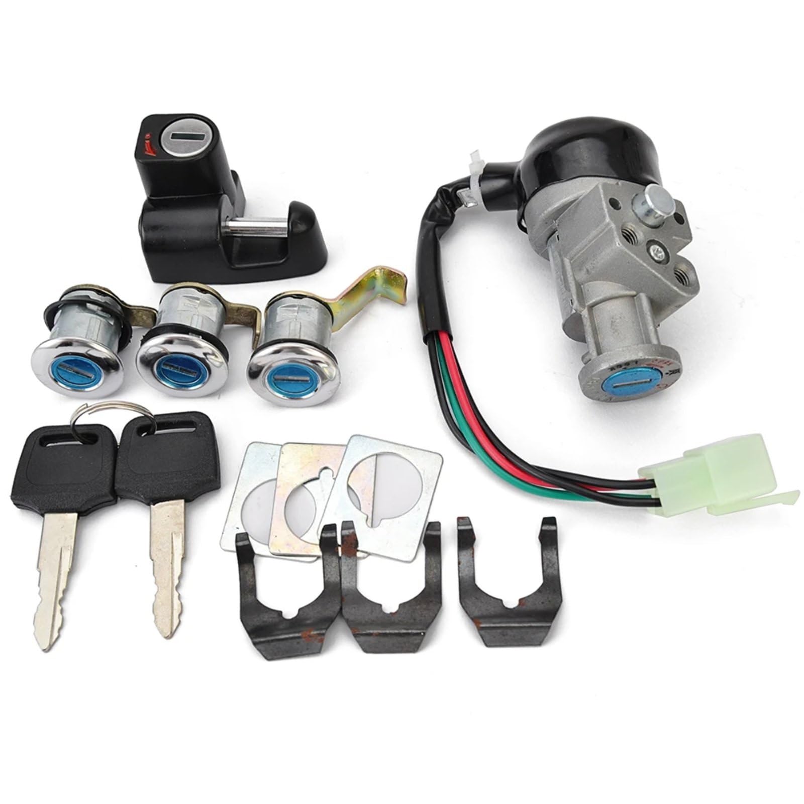 BSWRTH Start Zündschlüssel Kompatibel Mit CN250 Für Helix 1986–2007 35010-KS4-711 Motorrad-Zündschloss-Schloss Tankdeckel-Schlüsselsatz Motorrad-modifiziertes Zubehör BSWRTH Start Zündschlüssel Kompatibel Mit CN250 Für Helix 1986–2007 35010-KS4-711 Motorrad-Zündschloss-Schloss Tankdeckel-Schlüsselsatz Motorrad-modifiziertes Zubehör von BSWRTH