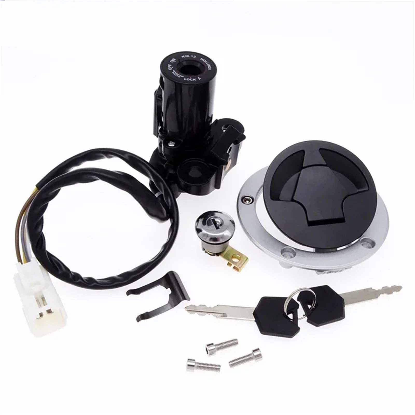 BSWRTH Start Zündschlüssel Kompatibel Mit Ninja Für ZX6R Für ZX636 2013–2018 Für ZX1000 Für ZX10R 2011–2015. Motorrad-Tankdeckel-Abdeckung, Schlüssel, Zündschalter, Startschloss BSWRTH Start Zündschlüssel Kompatibel Mit Ninja Für ZX6R Für ZX636 2013–2018 Für ZX1000 Für ZX10R 2011–2015. Motorrad-Tankdeckel-Abdeckung, Schlüssel, Zündschalter, Startschloss von BSWRTH