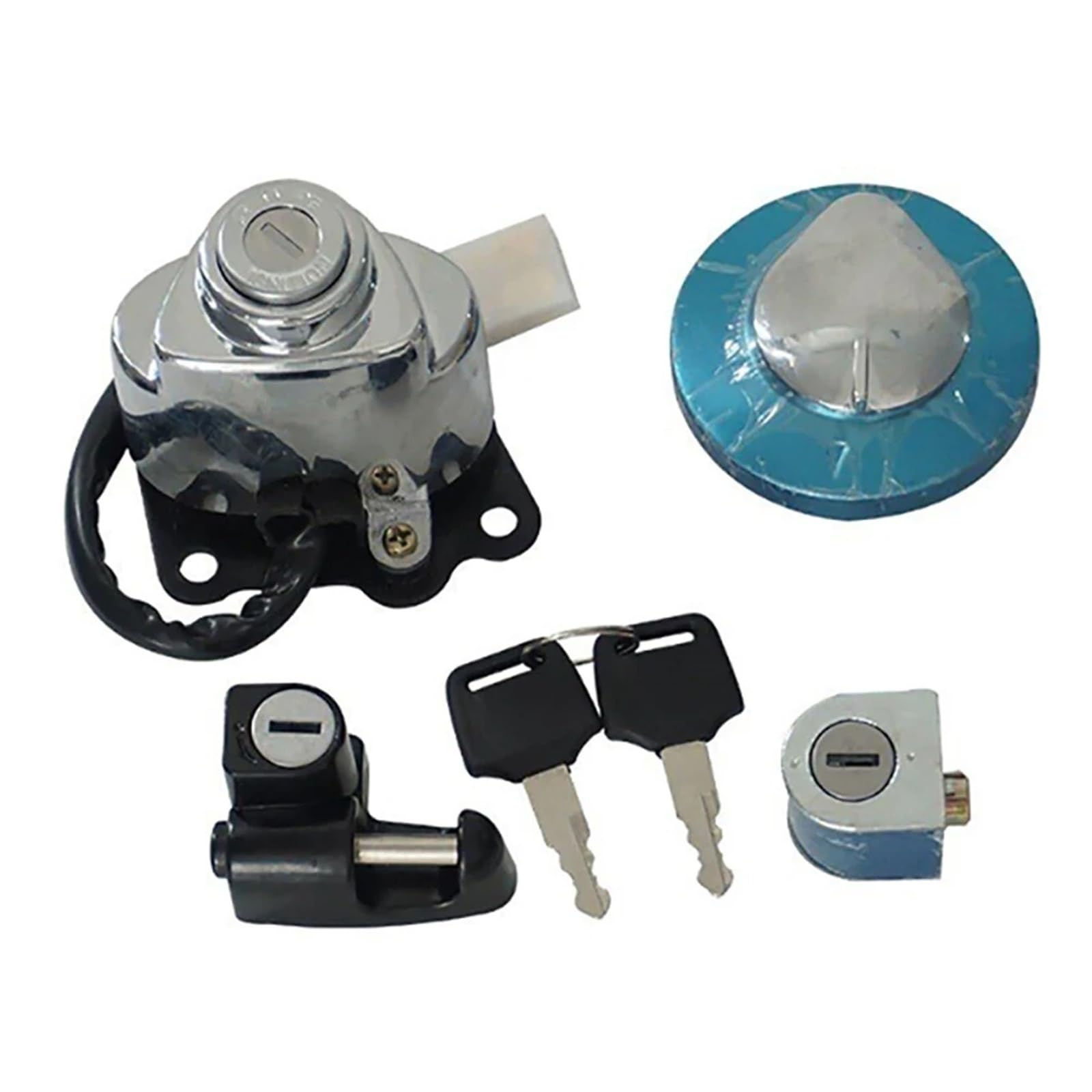 BSWRTH Start Zündschlüssel Kompatibel Mit Shadow Für VLX600 Für VT600 1988–2014 Für VT400 Für VT750 1991–2013 Motorrad-Zündschalter-Tankdeckel-Schlossschlüsselsatz BSWRTH Start Zündschlüssel Kompatibel Mit Shadow Für VLX600 Für VT600 1988–2014 Für VT400 Für VT750 1991–2013 Motorrad-Zündschalter-Tankdeckel-Schlossschlüsselsatz von BSWRTH