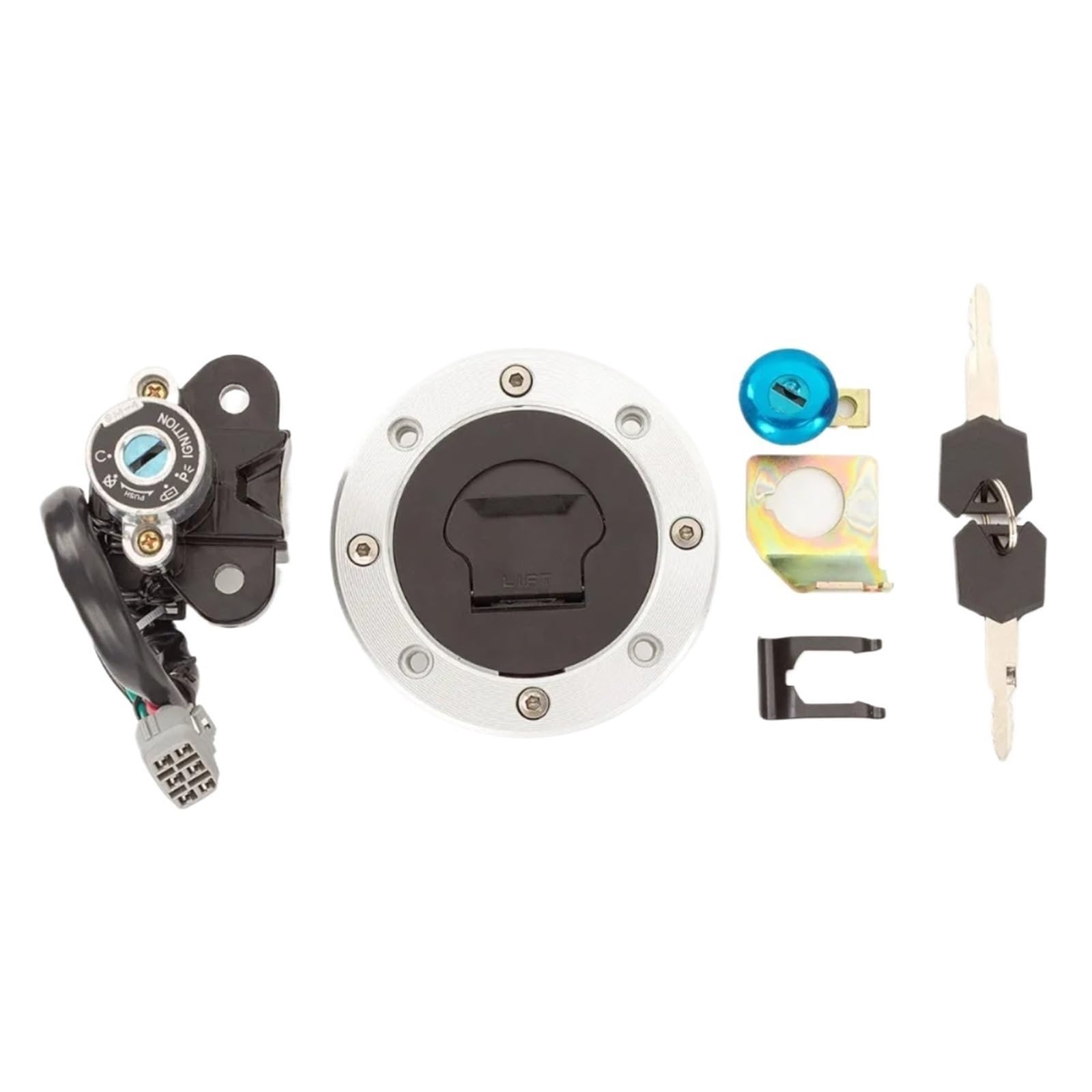 BSWRTH Start Zündschlüssel Kompatibel Mit Suzuki Für SV650 Für GSXR1300 Für GSX1300R 1999–2007 Für V-Strom 650 Für DL650 2004–2011 Motorrad-Zündschalter-Tankdeckel-Sperrschlüssel BSWRTH Start Zündschlüssel Kompatibel Mit Suzuki Für SV650 Für GSXR1300 Für GSX1300R 1999–2007 Für V-Strom 650 Für DL650 2004–2011 Motorrad-Zündschalter-Tankdeckel-Sperrschlüssel von BSWRTH