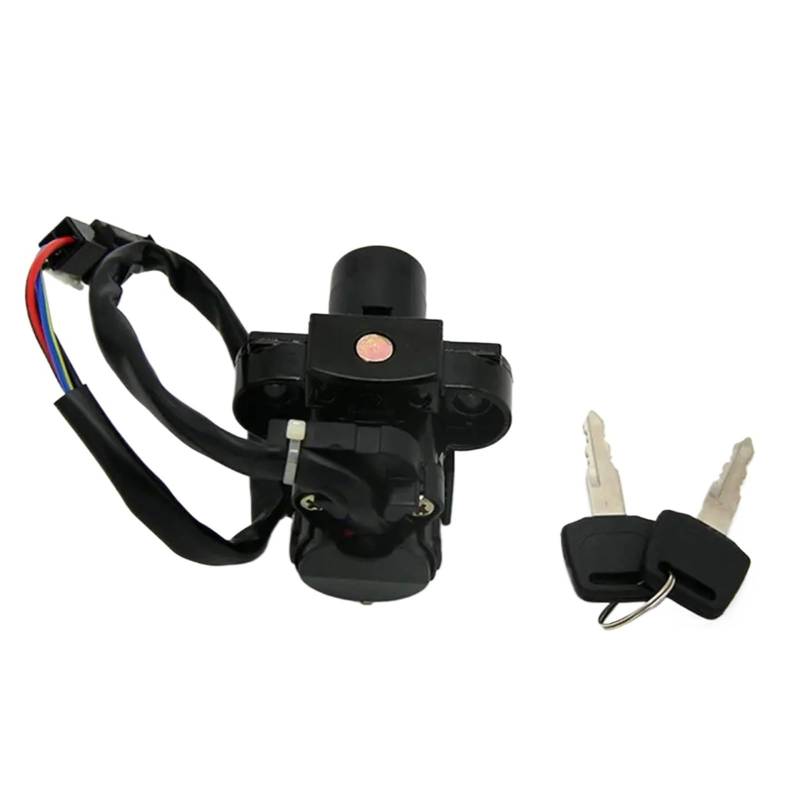 BSWRTH Start Zündschlüssel Kompatibel Mit VFR800Fi Für VFR750F RC36 Für NX500 Für CB1000F Für CBR1000F Für VTR1000F/SP Motorrad-Zündschloss Mit 2 Schlüsseln von BSWRTH