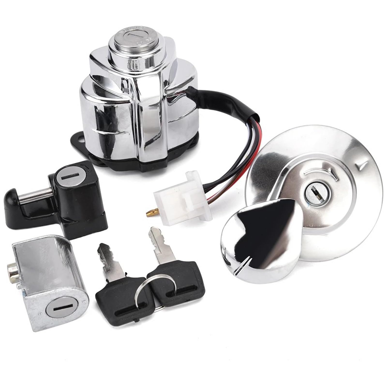 BSWRTH Start Zündschlüssel Kompatibel Mit VT600 1988-2008 Für Steed 400 1992-1998 Für VT250 Für Magna 250 1995-1997 Für Shadow 400 2000-2002 Motorrad-Zündschalterschloss Tankdeckel BSWRTH Start Zündschlüssel Kompatibel Mit VT600 1988-2008 Für Steed 400 1992-1998 Für VT250 Für Magna 250 1995-1997 Für Shadow 400 2000-2002 Motorrad-Zündschalterschloss Tankdeckel von BSWRTH