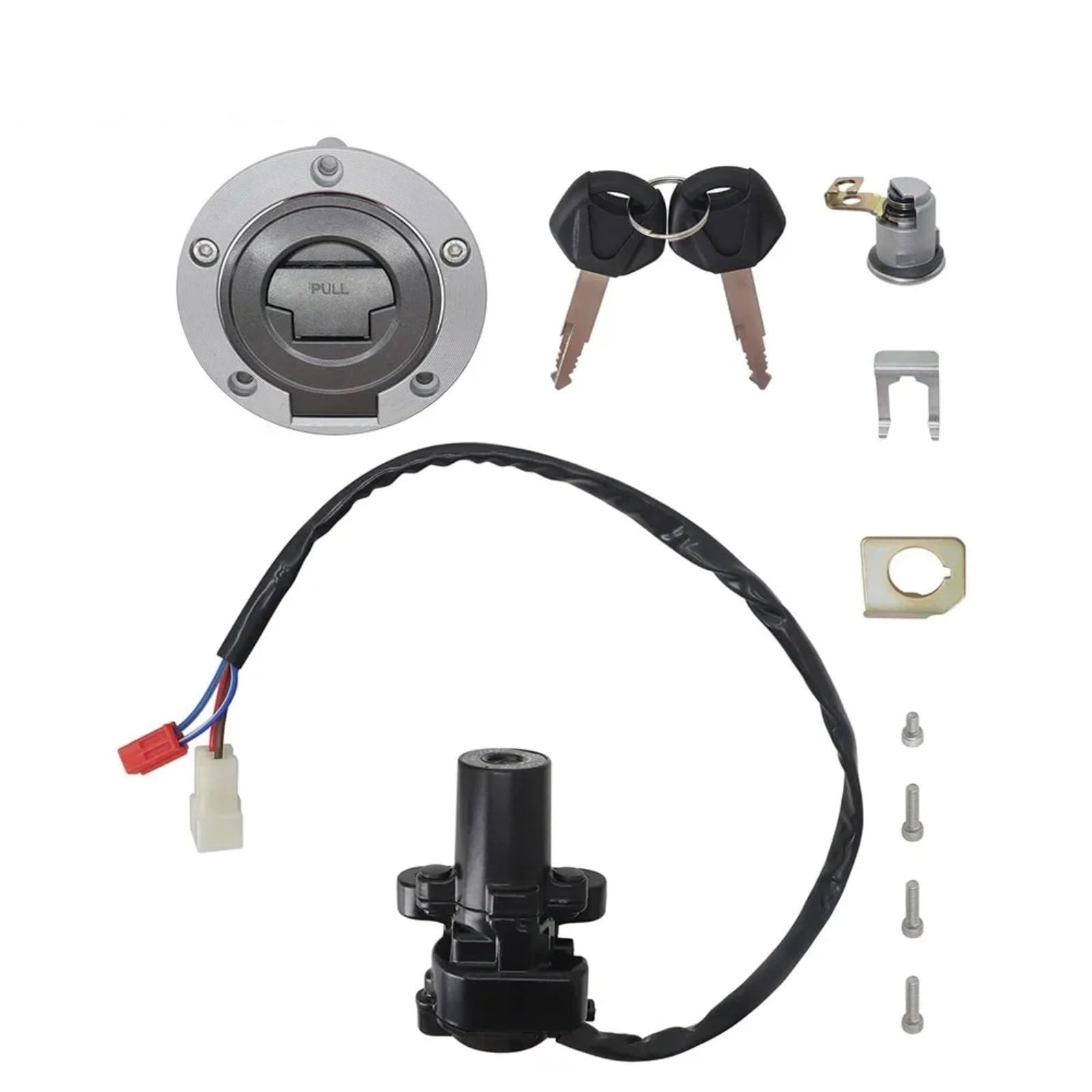 BSWRTH Start Zündschlüssel Kompatibel Mit Yamaha Für FJR1300 2003–2005 Für YZF-R1 2004–2015 Für YZF-R6 2006–2015 Motorrad-Zündschalterschloss Tankdeckel Zündstartschalter BSWRTH Start Zündschlüssel Kompatibel Mit Yamaha Für FJR1300 2003–2005 Für YZF-R1 2004–2015 Für YZF-R6 2006–2015 Motorrad-Zündschalterschloss Tankdeckel Zündstartschalter von BSWRTH