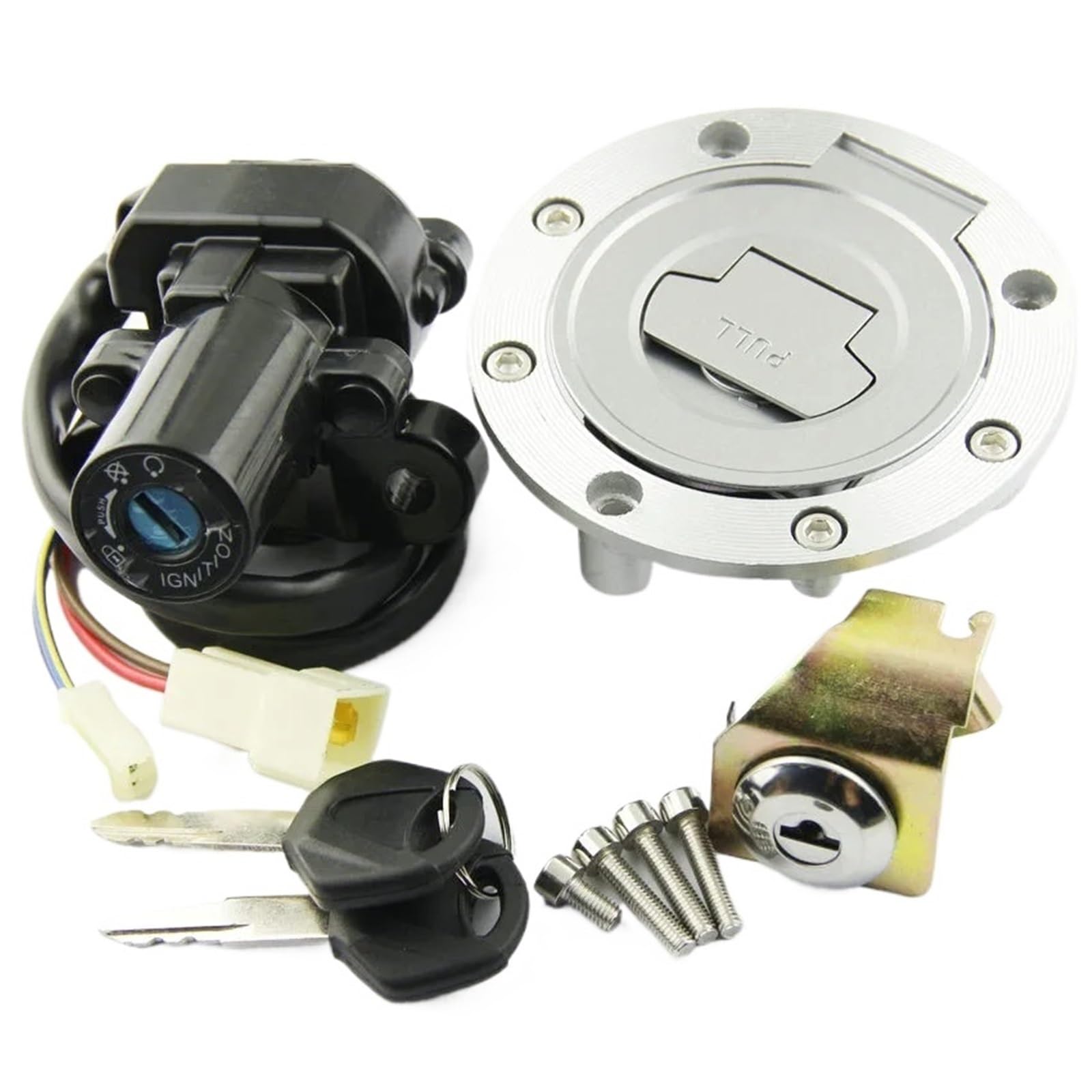 BSWRTH Start Zündschlüssel Kompatibel Mit Yamaha Für MT-01 2005–2009 Für YZF-R1 2004–2014 Für YZF-R6 2006–2016. Motorrad-Startzündschloss, Tankdeckel Mit 2 Schlüsseln BSWRTH Start Zündschlüssel Kompatibel Mit Yamaha Für MT-01 2005–2009 Für YZF-R1 2004–2014 Für YZF-R6 2006–2016. Motorrad-Startzündschloss, Tankdeckel Mit 2 Schlüsseln von BSWRTH