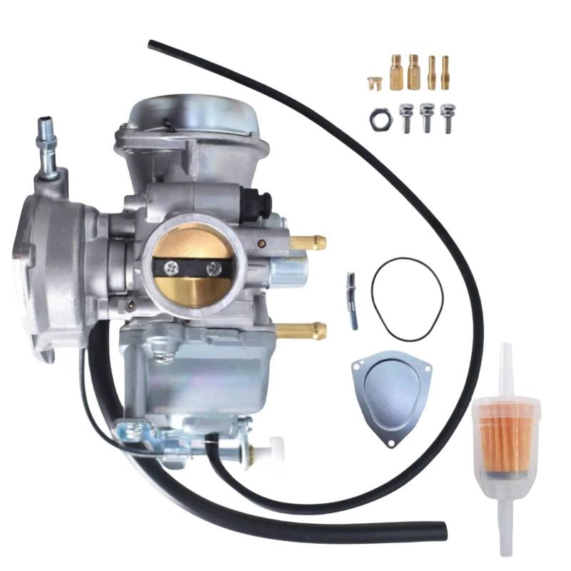 BSWRTH Vergaser Kompatibel Mit Suzuki Für LTF250 Für Ozark 2002-2009 2012-2014 Für LT-Z250 Für QuadSport Z 2004-2009 Vergaser Mit Kraftstofffilter Luftfilter 13200-05G22 von BSWRTH