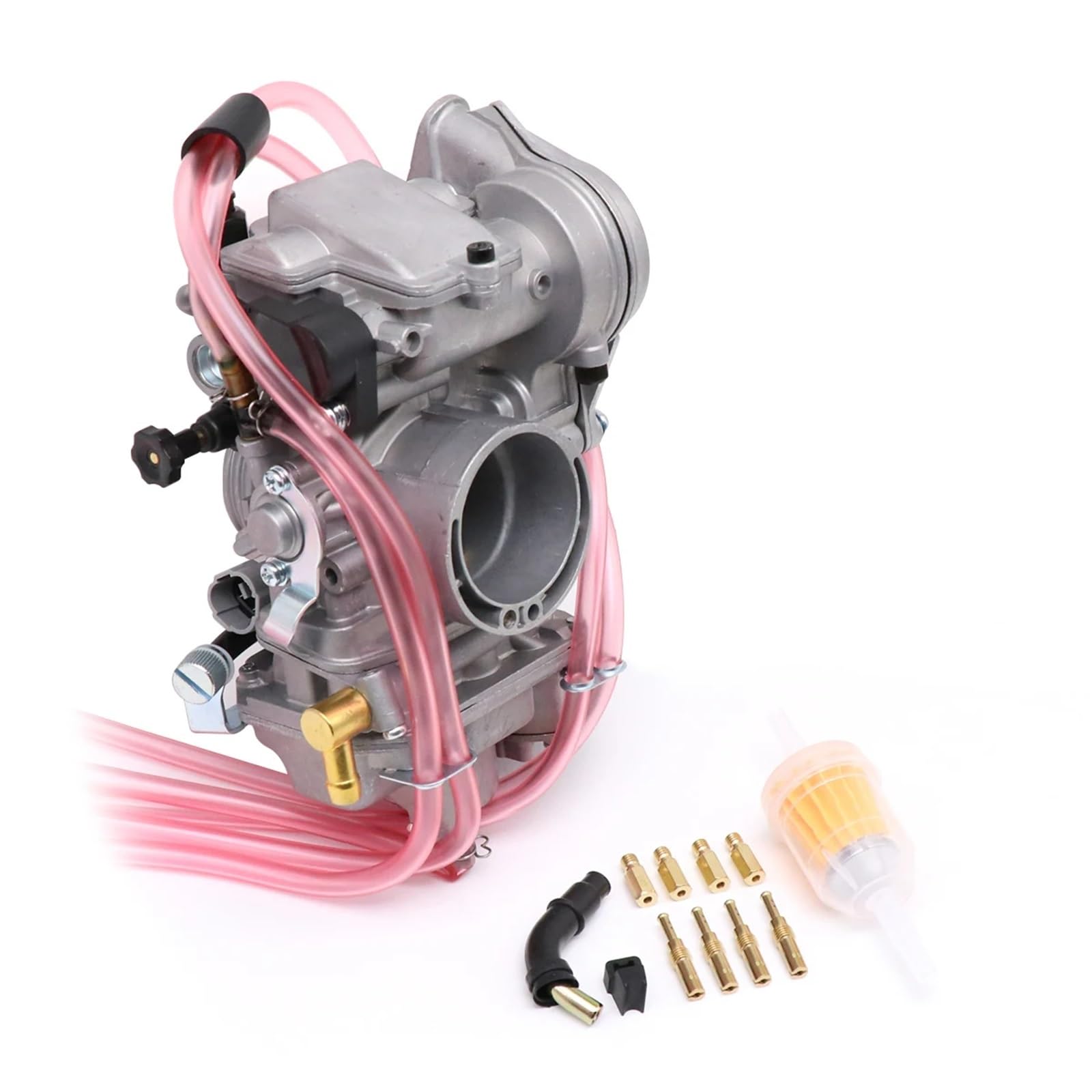 BSWRTH Vergaser Kompatibel Mit Yamaha Für WR250F 2001 2002 2003 2004 2005 2006 2007 2008 2009 2011 2012 Motorradvergaser Carb Mit Dem Stück(40mm) von BSWRTH