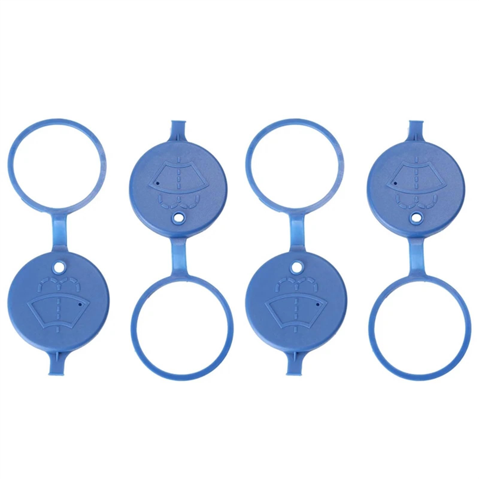 BSWRTH Wischwasser Deckel Kompatibel Mit Citroen Für C-Elysee Auto-Scheibenwischer-Waschwassertank-Flaschenbehälterdeckel Wischwaschflüssigkeitsbehälter-Flaschendeckel(4pc) von BSWRTH