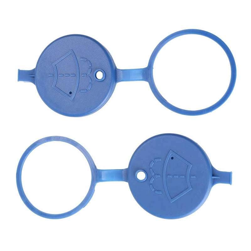 BSWRTH Wischwasser Deckel Kompatibel Mit Citroen Für Xsara Für C-Elysee C2 1/2-teiliges Autozubehör Auto-Scheibenwischer-Waschflüssigkeitsbehälter Deckel Tankflaschendeckel(2pcs) von BSWRTH