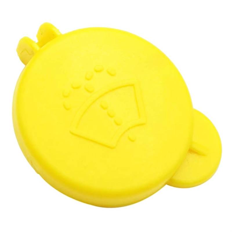 BSWRTH Wischwasser Deckel Kompatibel Mit Ford Für Fiesta 2001-2008 Für Fusion 2001-2012 1 Stück Abdeckung Für Scheibenwischer-Waschflüssigkeitsbehälter Wassertank Flaschendeckel Kappe 1488251(Yellow) von BSWRTH
