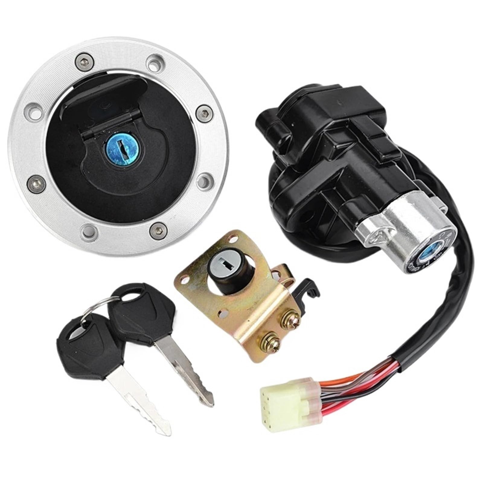 Start Zündschlüssel Kompatibel Mit Suzuki Für GSX400 FSV/FSK1 GK7B Für Inazuma 2000 Für GSX1200 FSW/FSX Für Inazuma 1999 2000 Motorrad-Zündschalter-Tankdeckel Start Zündschlüssel Kompatibel Mit Suzuki Für GSX400 FSV/FSK1 GK7B Für Inazuma 2000 Für GSX1200 FSW/FSX Für Inazuma 1999 2000 Motorrad-Zündschalter-Tankdeckel von BSWRTH