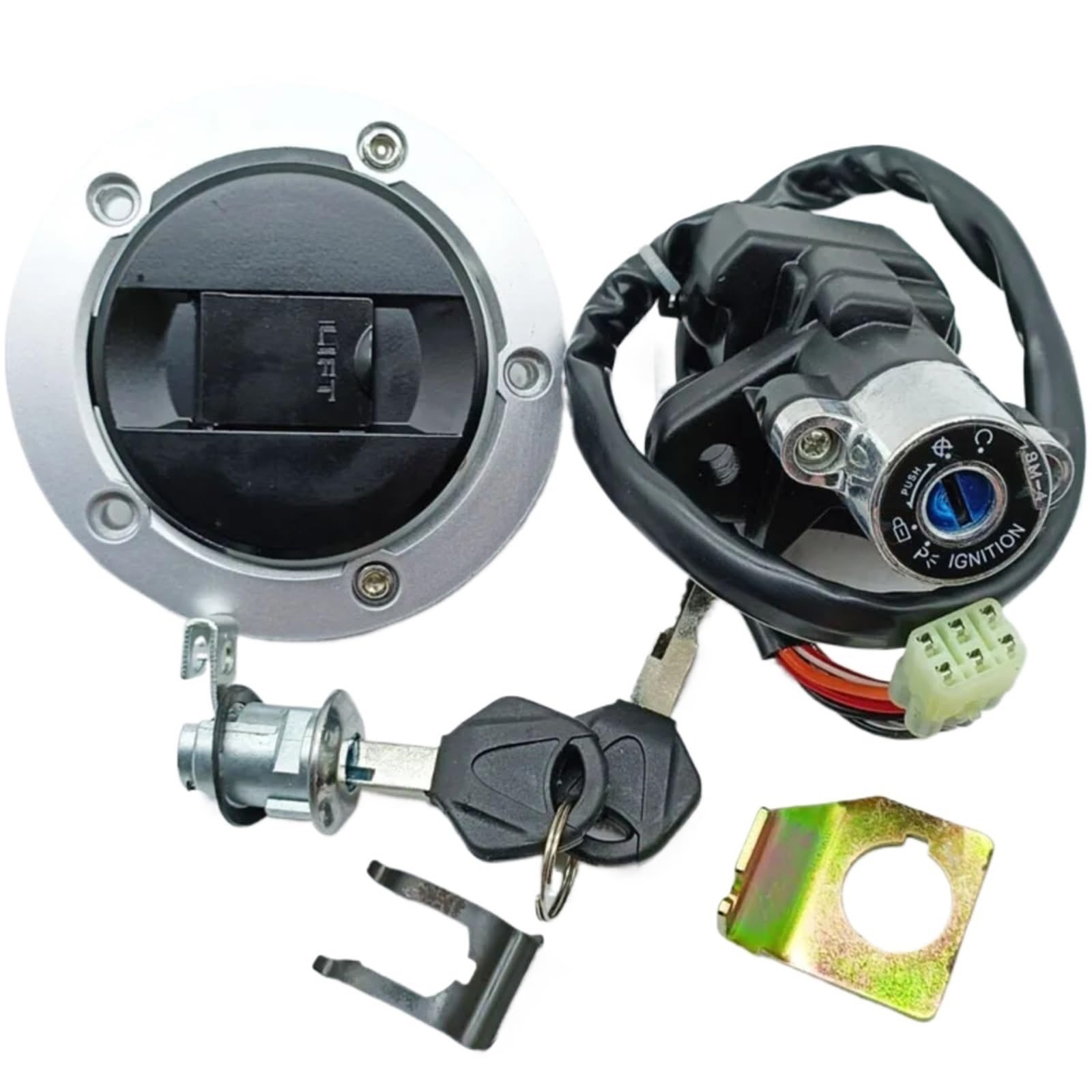 Start Zündschlüssel Kompatibel Mit Suzuki Für GSXR600 Für GSXR750 2004–2005 Für GSX1250F Für Bandit 1250 2008–2011 Motorrad-Zündschalter, Tankdeckel-Sperrschlüssel 37101–16840 Start Zündschlüssel Kompatibel Mit Suzuki Für GSXR600 Für GSXR750 2004–2005 Für GSX1250F Für Bandit 1250 2008–2011 Motorrad-Zündschalter, Tankdeckel-Sperrschlüssel 37101–16840 von BSWRTH