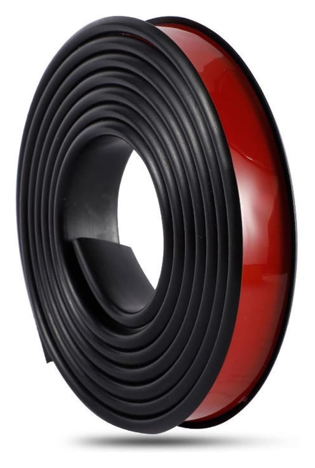 Selbstklebende Zierleiste, selbstklebender Dichtungsstreifen, U-förmiges flexibles Möbelkantenband, selbstklebender TPE-Furnierkantenstreifen-Kantenschutz(4m black,38mm) von BTBTB
