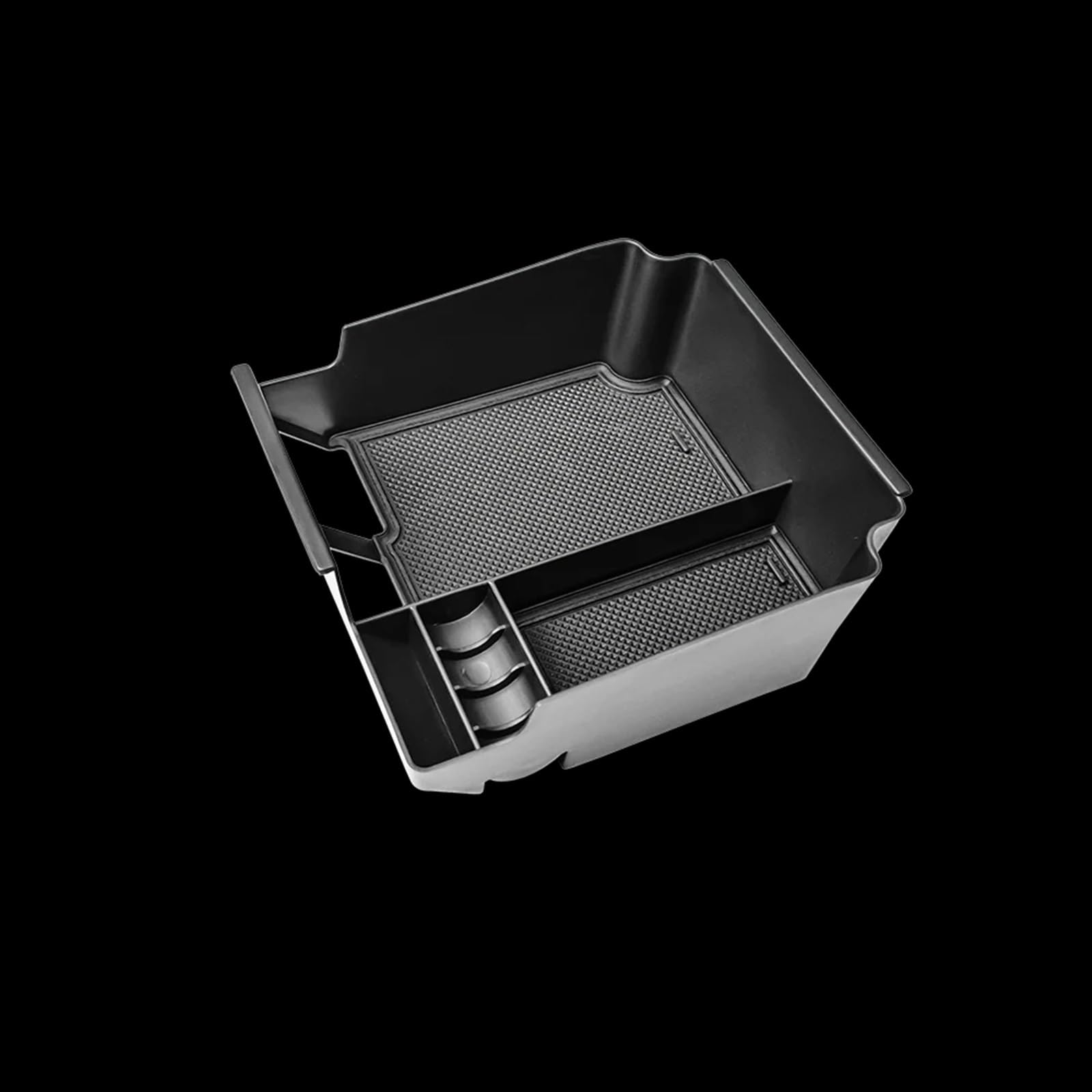 BTEDSXC Auto Center Console Tray Kompatibel Mit Acura Für MDX 2022 2023 2024 Auto-Armlehnenbox Aufbewahrungsbox Auto-Mittelkonsolenfach Sekundärspeicher-Organizer Münzinnenraum(Black) von BTEDSXC