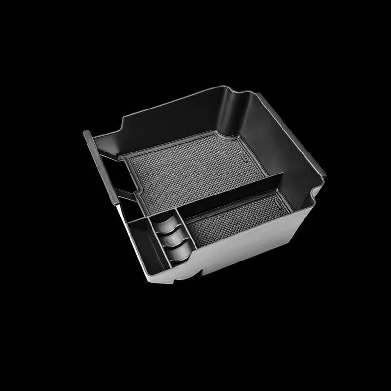 BTEDSXC Auto Center Console Tray Kompatibel Mit Acura Für MDX 2022 2023 2024 Auto-Armlehnenbox Aufbewahrungsbox Auto-Mittelkonsolenfach Sekundärspeicher-Organizer Münzinnenraum(Black) von BTEDSXC