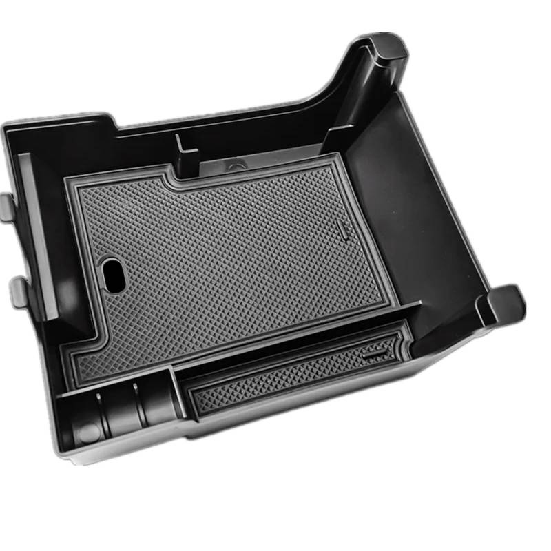 BTEDSXC Auto Center Console Tray Kompatibel Mit Ford Für Edge SE SEL 2021 2022 2023 2024 Auto-Armlehnen-Aufbewahrungsbox Mittelkonsolenfach Organizer Innenzubehör(Black) von BTEDSXC