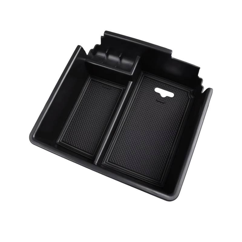 BTEDSXC Auto Center Console Tray Kompatibel Mit Ford Für Ranger 2019 2020 2021 2022 2023 Center Console Organizer Armlehne Aufbewahrungsbox Für Autodekorationszubehör(Black) von BTEDSXC