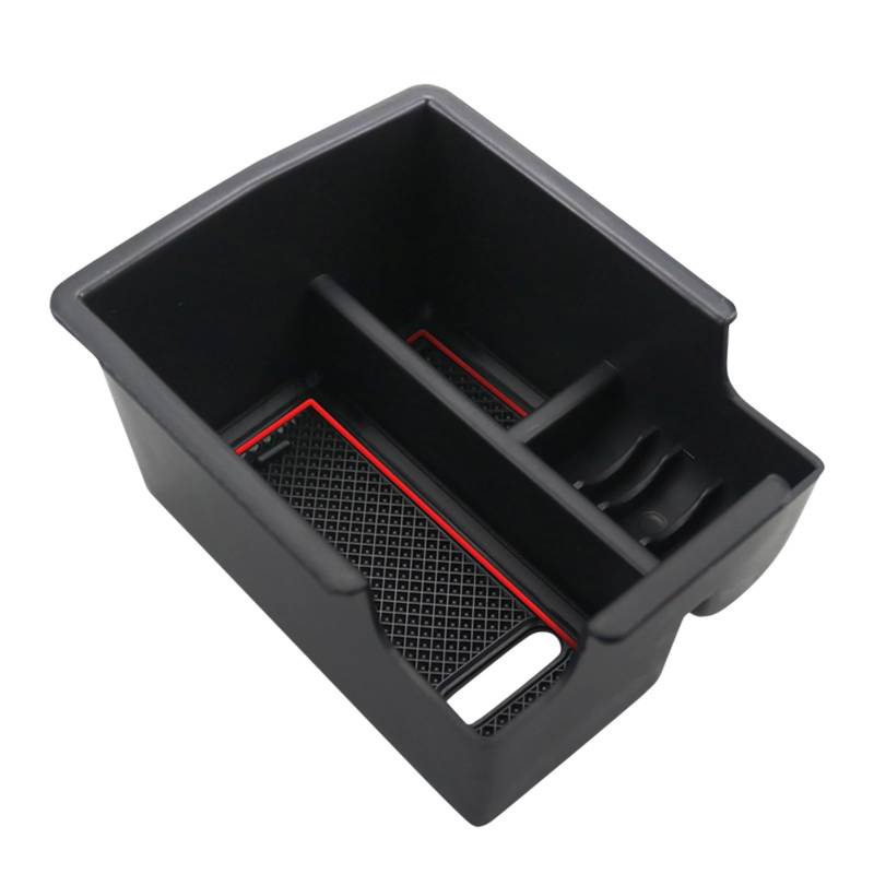 BTEDSXC Auto Center Console Tray Kompatibel Mit Für Arkana 2021 2022 2023 Auto-Armlehnen-Aufbewahrungsbox Mittelkonsolen-Organizer Aufbewahrungsbox Containerhalterablage(Red) von BTEDSXC