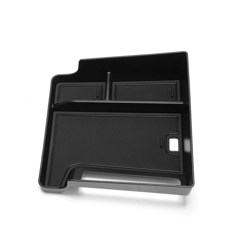 BTEDSXC Auto Center Console Tray Kompatibel Mit Für Q6 2023 Auto-Mittelarmlehnen-Aufbewahrungsbox Auto-Mittelkonsolen-Fach-Organizer Innenzubehör Aufräumen von BTEDSXC