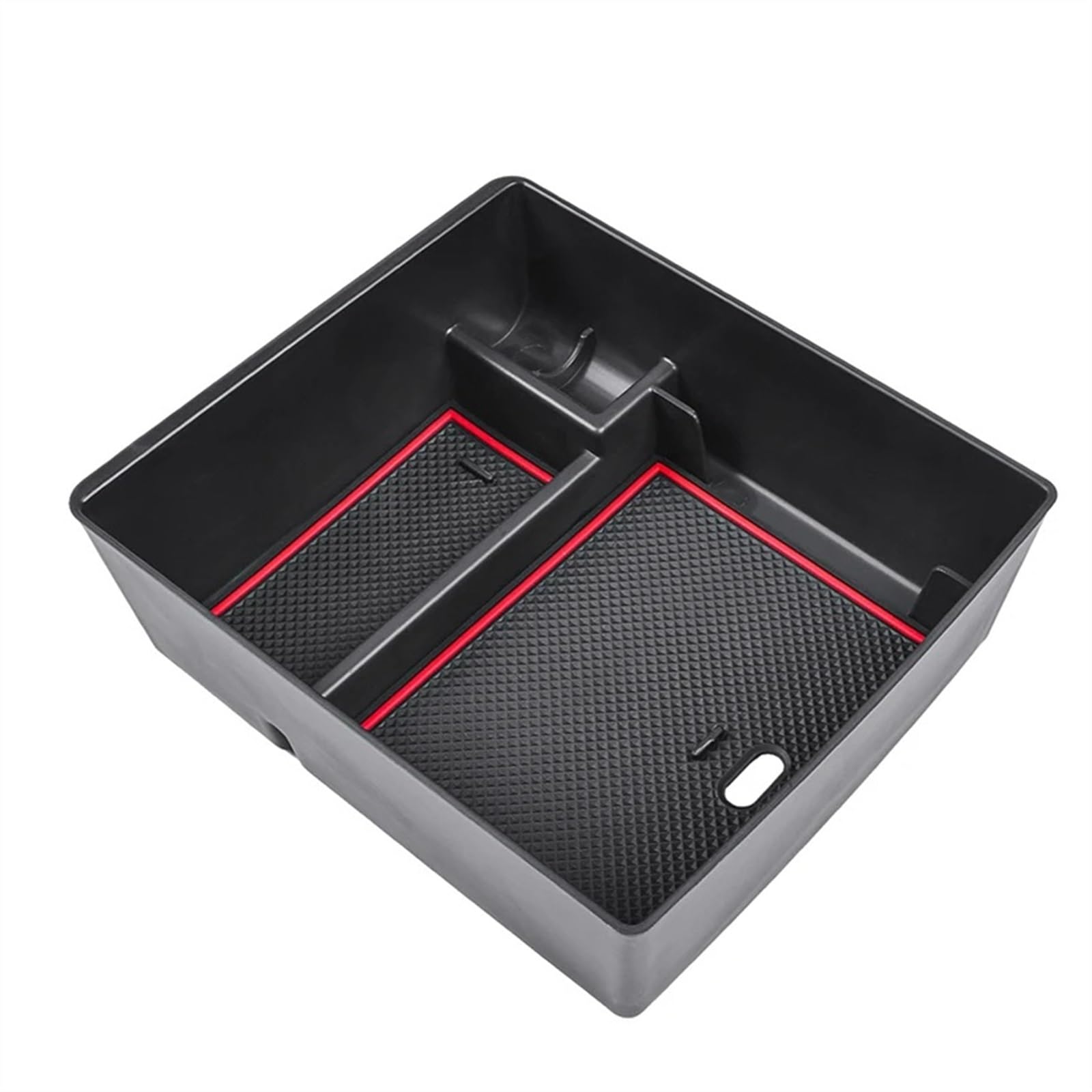 BTEDSXC Auto Center Console Tray Kompatibel Mit GMC Für Acadia 2017 2018 2019 2020 2021 2022 2023 Aufbewahrungsbox Für Die Autoarmlehne Mittelkonsolenfach Organizer Zubehör(Red) von BTEDSXC