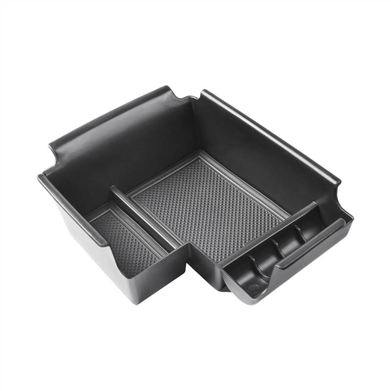 BTEDSXC Auto Center Console Tray Kompatibel Mit Kia Für Forte GT EX FE LX LXS S 2019 2020 2021 2022 2023 Auto-Armlehnen-Aufbewahrungsbox Mittelkonsolen-Organizer Zubehör(Black) von BTEDSXC