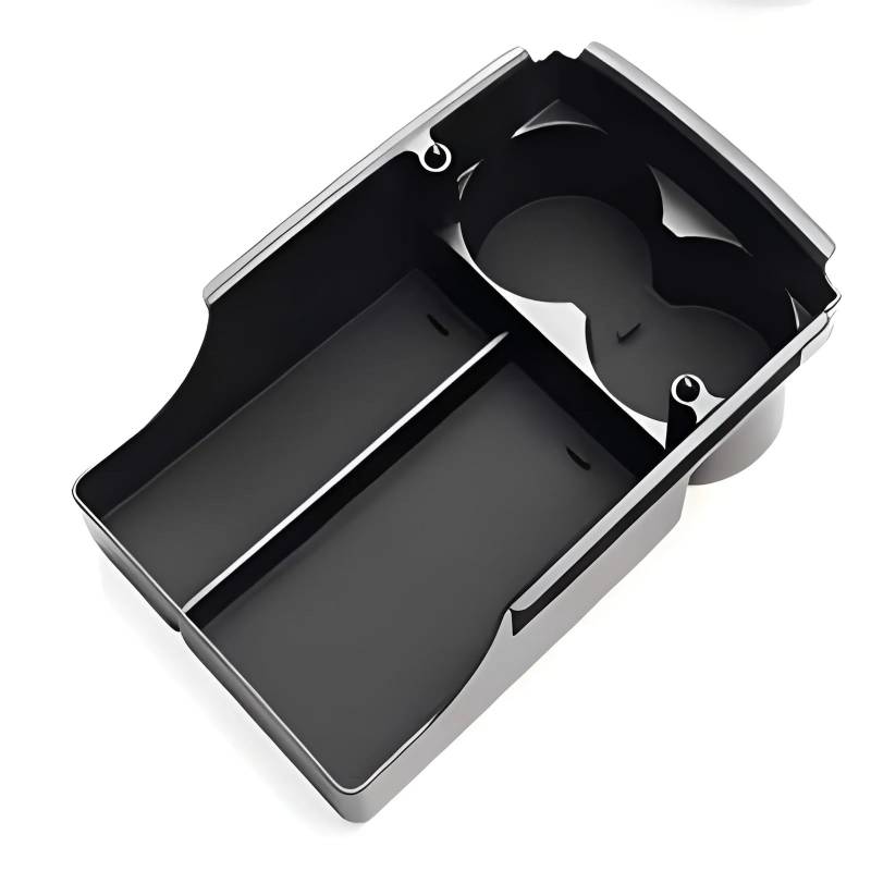 BTEDSXC Auto Center Console Tray Kompatibel Mit Tesla Für Model X 2023 2024 Auto-Mittelkonsole Armlehne Auffangschale Multifunktionales Aufbewahrungsbox-Organizer-Zubehör von BTEDSXC