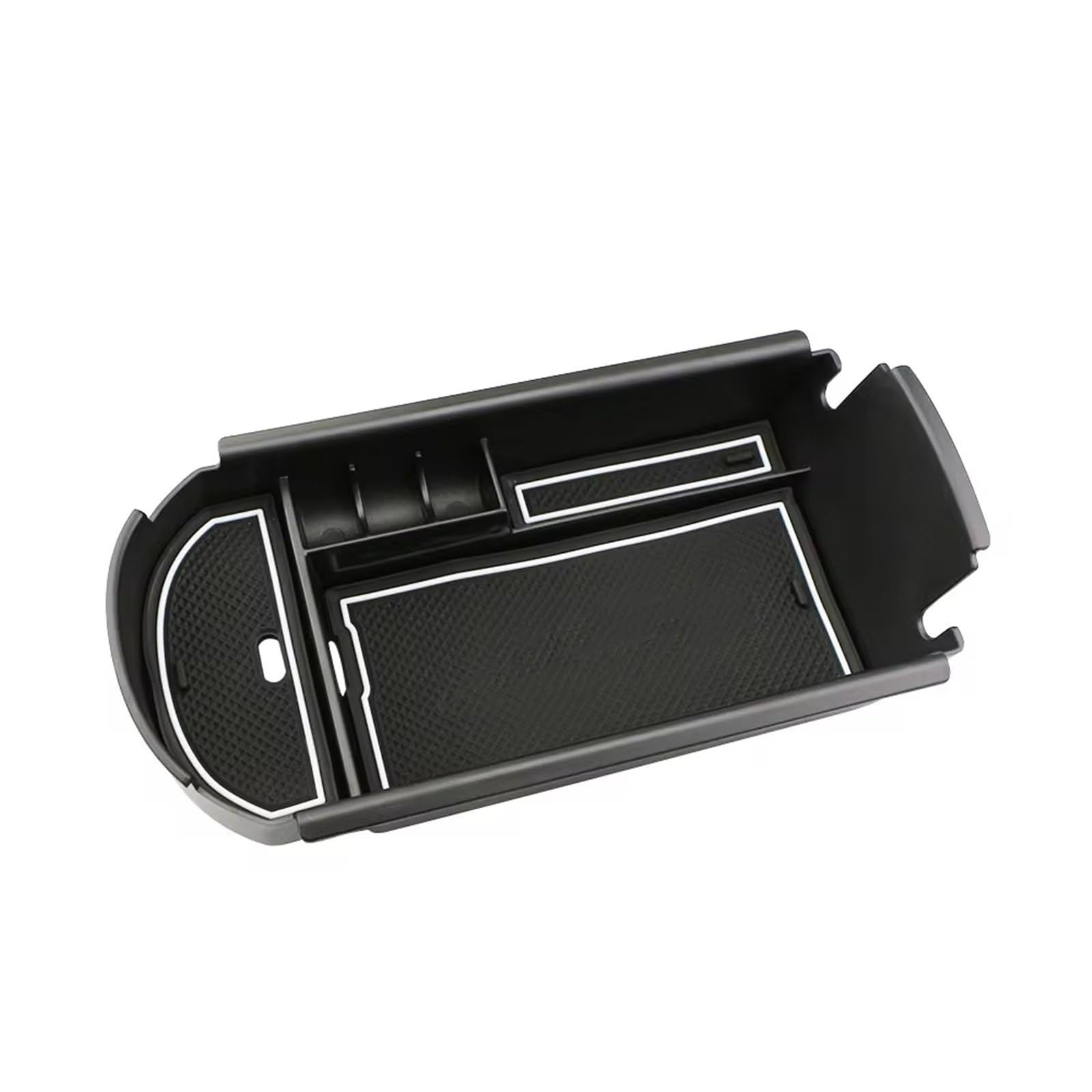 BTEDSXC Auto Center Console Tray Kompatibel Mit Toyota Für C-HR Für CHR 2016 2017 2018 2019 2020 Auto-Mittelkonsole Armlehne Aufbewahrungsbox Organizer Container Halter Tablett Zubehör(White) von BTEDSXC