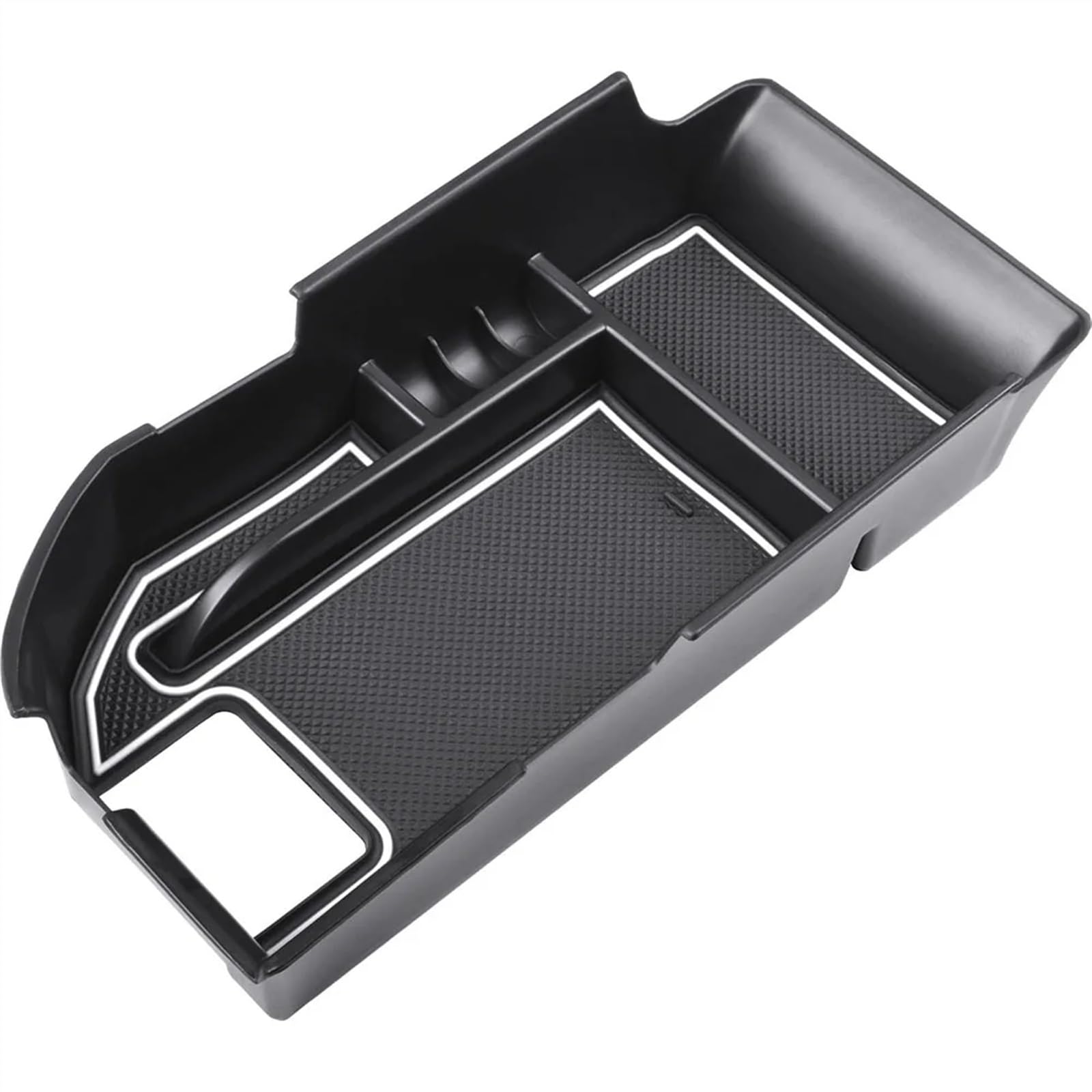 BTEDSXC Auto Center Console Tray Kompatibel Mit Toyota Für Camry LE SE 2020 2021 2022 2023 Auto-Armlehnen-Aufbewahrungsbox Mittelkonsolen-Organizer Aufbewahrungsbox Containerhalter(White) von BTEDSXC