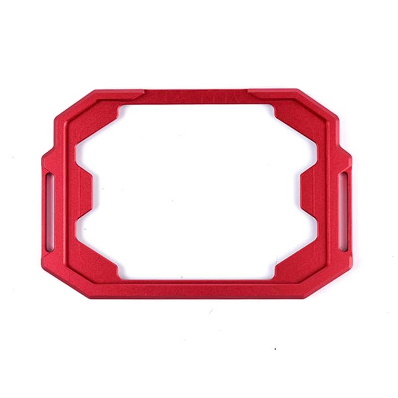 BTEDSXC Kilometerzählergehäuse Für ADV160 2022 2023 Legierung Tacho Rahmen Tachometer Instrument Cluster Abdeckung Motorrad Modifikation Upgrade Zubehör(Red) von BTEDSXC