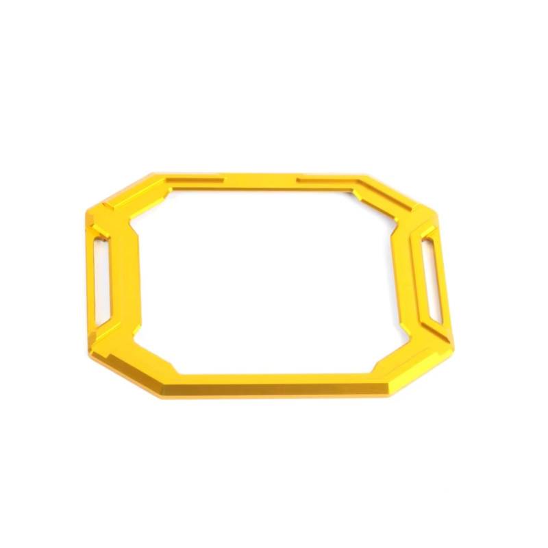 BTEDSXC Kilometerzählergehäuse Für ADV350 2021 2022 2023 2024 Motorrad Armaturenbrett Abdeckungsrahmen Dekorative Legierungs Messgeräteabdeckung Teile Änderungszubehör(Yellow) von BTEDSXC