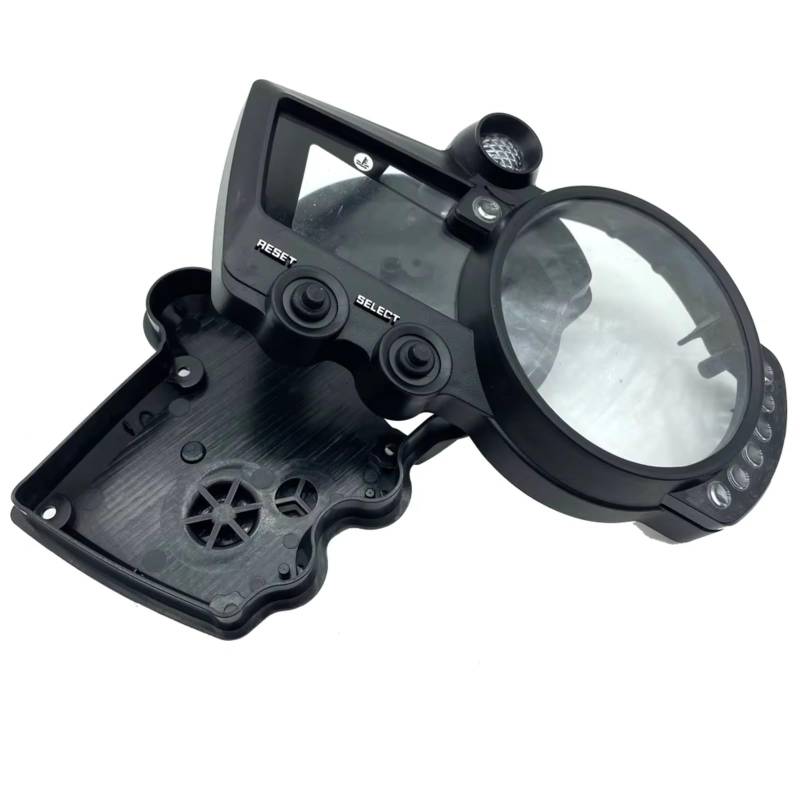 BTEDSXC Kilometerzählergehäuse Kompatibel Mit Yamaha Für YZF R1 2002 2003 Für R6 2003 2004 2005 Für R6S 2008 2009 Tachometer Kilometerzähler Fall Drehzahlmesser Messgerät Abdeckung Gehäuse(1 Set) von BTEDSXC