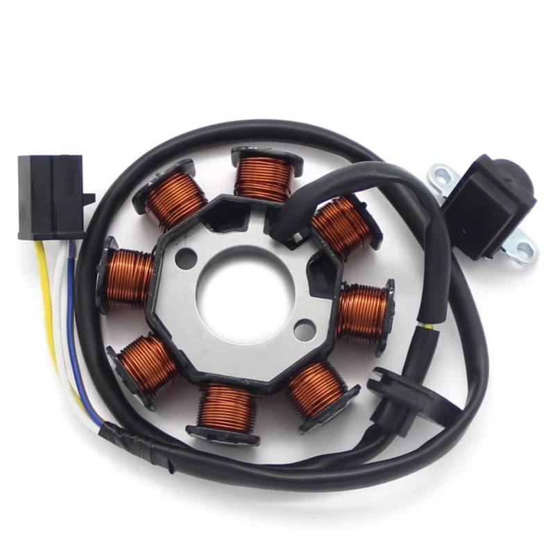 BTEDSXC Magneto Stator Plate Für KFX50 Für KSF50 2007 2008 2009 21003-Y003 Motorrad-Zündmagnet-Statorspule Motorrad-Magneto-Statorplatte Zündspule Zubehör von BTEDSXC