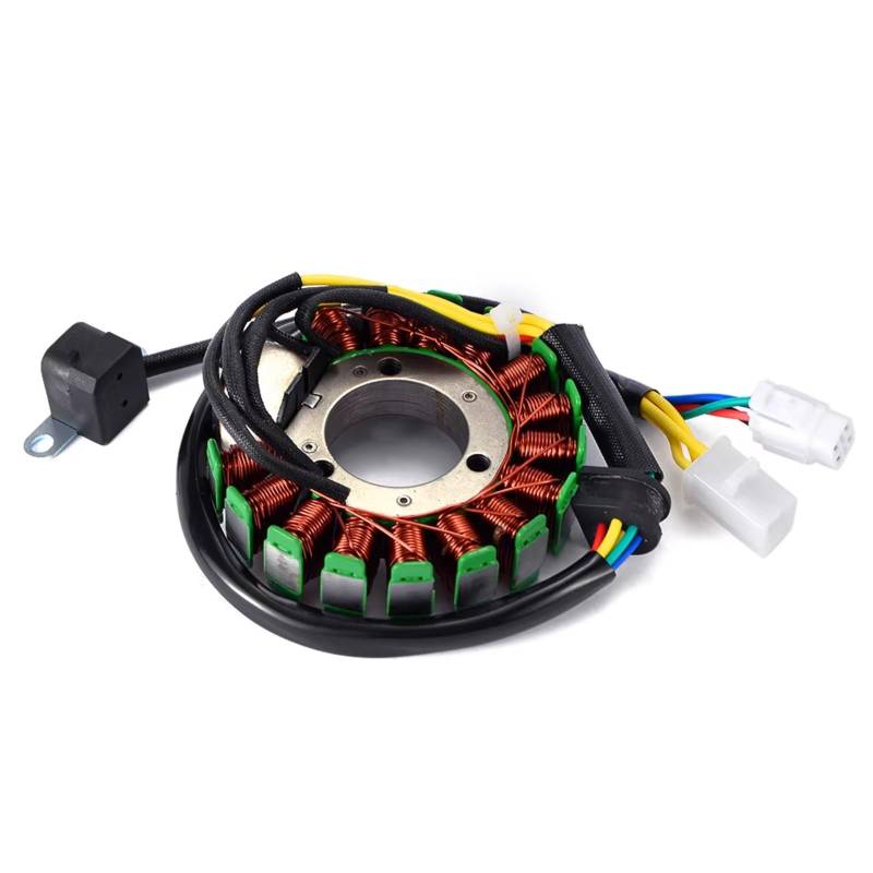 BTEDSXC Magneto Stator Plate Kompatibel Mit Yamaha Für YFB250 Timberwolf 1994-2000 Für YFM250 Bear Für Tracker 1999-2000 Motorradgenerator-Statorspulenzubehör von BTEDSXC