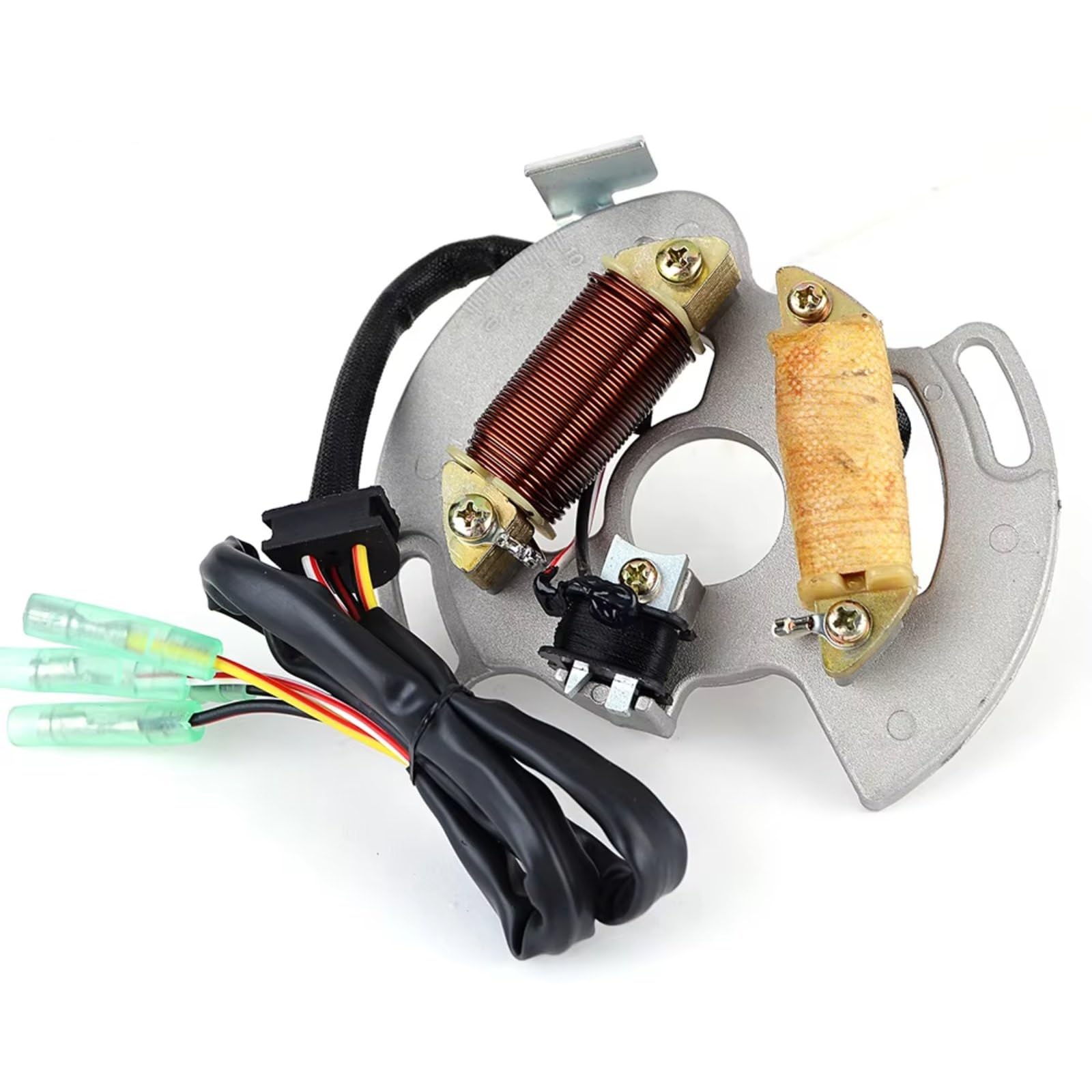BTEDSXC Magneto Stator Plate Kompatibel Mit Yamaha Für YFS200 Blaster 1990 1991 1992 1993 1994 1995 1996 1997 1998 1999 2000 2001 2002 3JM-85560-00 Motorrad Stator Spule BTEDSXC Magneto Stator Plate Kompatibel Mit Yamaha Für YFS200 Blaster 1990 1991 1992 1993 1994 1995 1996 1997 1998 1999 2000 2001 2002 3JM-85560-00 Motorrad Stator Spule von BTEDSXC
