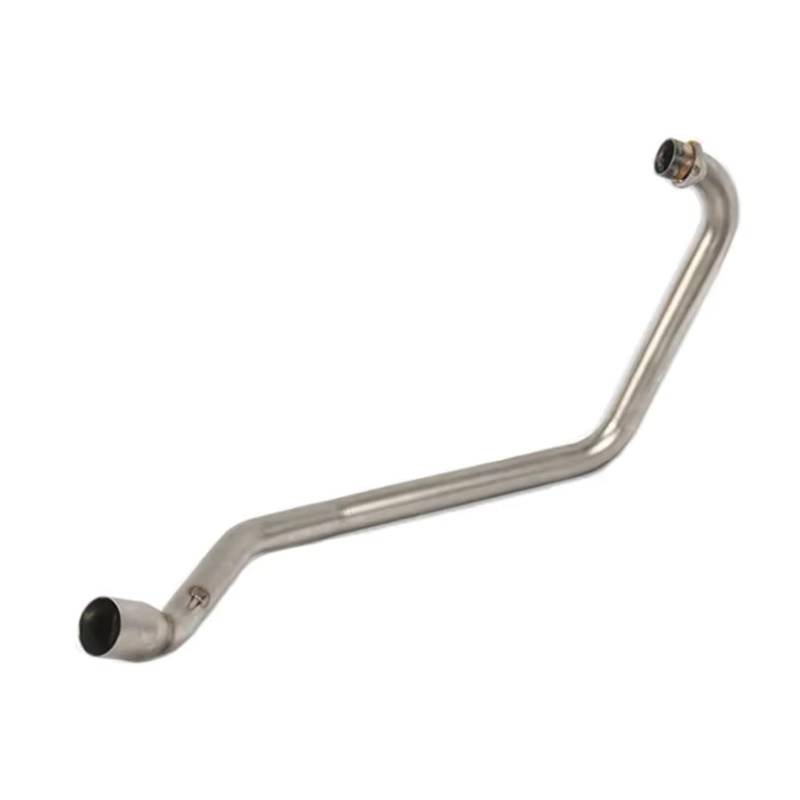 BTEDSXC Motorrad Auspuff Mittelrohr Für Benelli 150 Für TNT150 Motorradauspuffrohr Für Escape Moto Modifizierter Edelstahl-Frontverbindungsrohranschluss 51mm Schalldämpfer von BTEDSXC