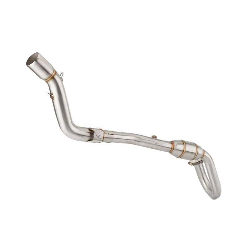 BTEDSXC Motorrad Auspuff Mittelrohr Für CRF250L Für Rallye 2017 2018 2019 2020 Für Escape Motorrad Auspuff Schalldämpfer Header Link Rohr 51mm Slip-on Motorrad Auspuffrohr Adapter von BTEDSXC