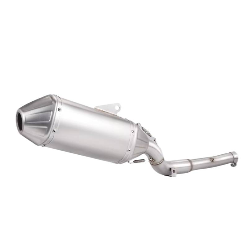 BTEDSXC Motorrad Auspuff Mittelrohr Für DR-Z400 S SM E Motorrad-Auspuffrohr Komplettes System 51 Mm Für Escape Umrüstung Gesamten Fahrzeugs Schalldämpfer-Verbindungsrohr-Upgrade-Kit von BTEDSXC