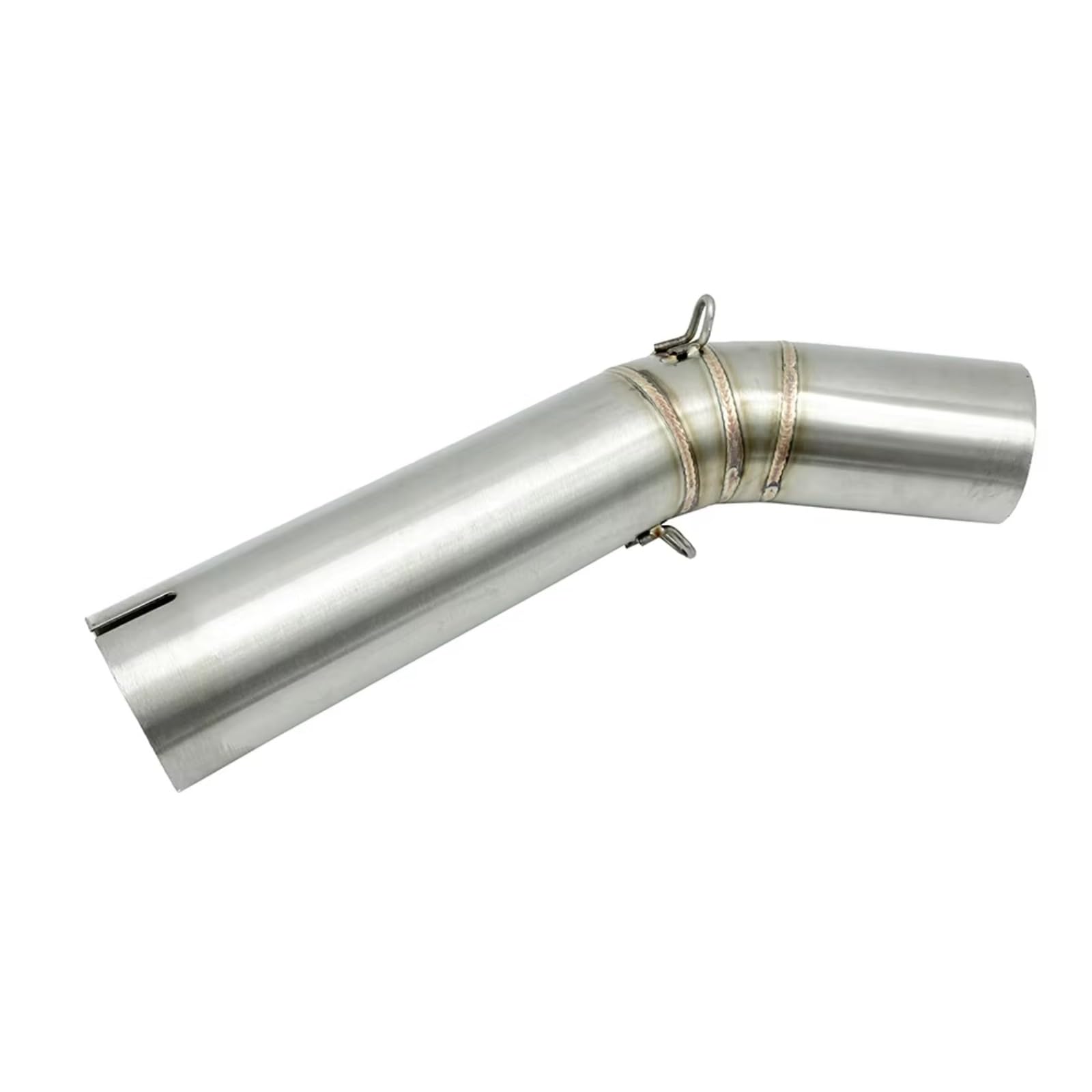 BTEDSXC Motorrad Auspuff Mittelrohr Für GSXR600 Für GSXR750 2006 2007 Motorradzubehör Auspuff Mittelglied Verbindungsrohradapter Motorrad Auspuffspitze Schalldämpfer(Silver) von BTEDSXC
