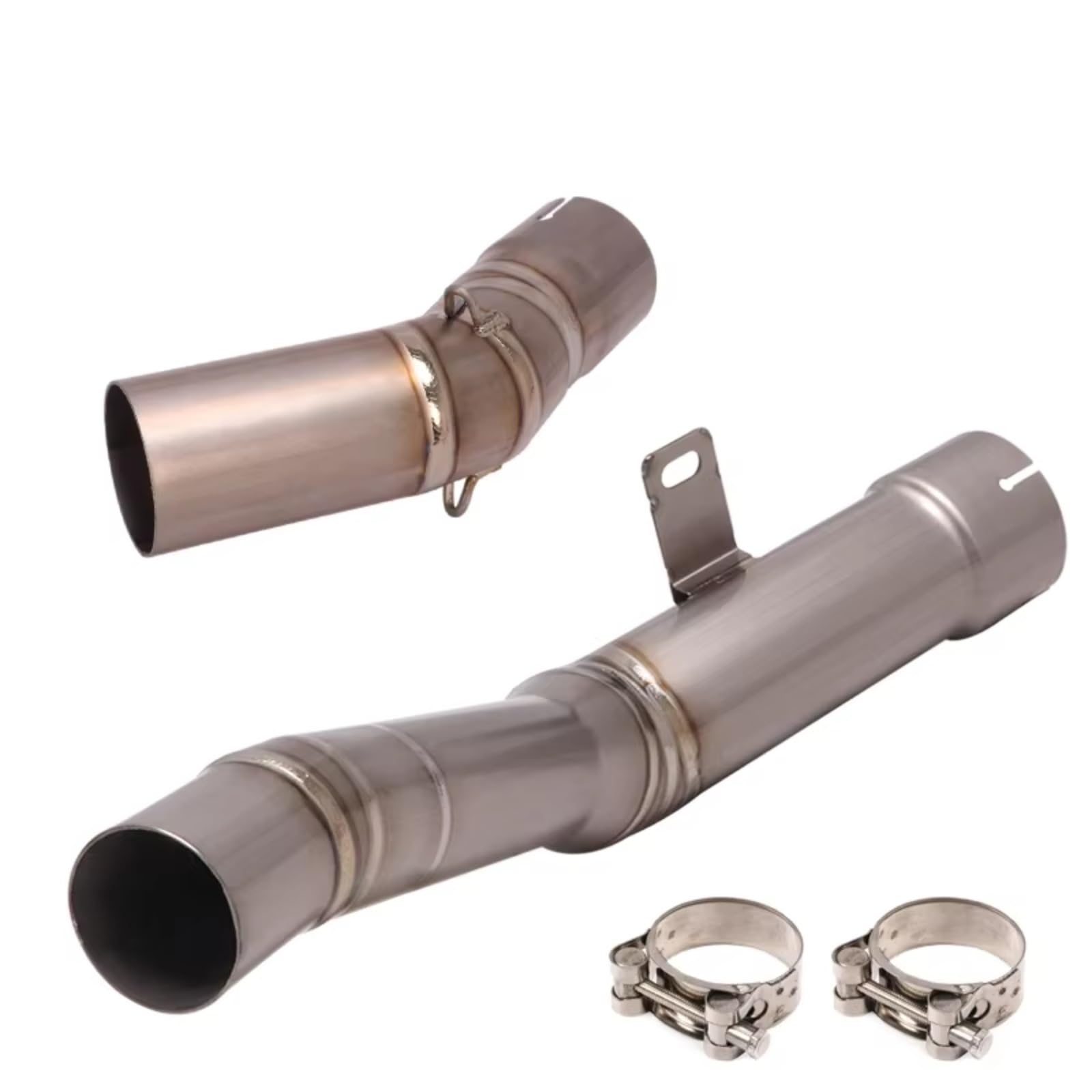 BTEDSXC Motorrad Auspuff Mittelrohr Für Ninja Für Zx10R 2021-2024 Motorradauspuff-Mittelrohr Für Escape Moto Für Connect 50,8 MM Schalldämpfer Motorradauspuff-Hinterrohr-Endrohr(Size3) von BTEDSXC