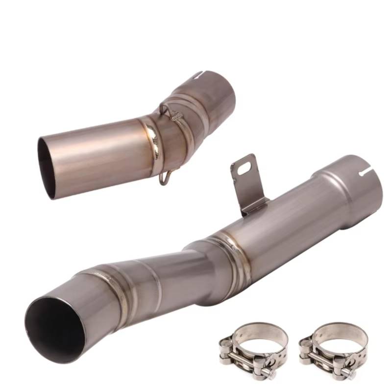BTEDSXC Motorrad Auspuff Mittelrohr Für Ninja Für Zx10R 2021-2024 Motorradauspuff-Mittelrohr Für Escape Moto Für Connect 50,8 MM Schalldämpfer Motorradauspuff-Hinterrohr-Endrohr(Size3) von BTEDSXC