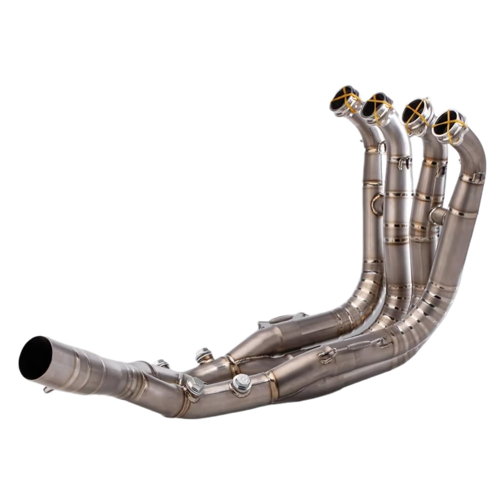 BTEDSXC Motorrad Auspuff Mittelrohr Für S1000RR 2019 2020 2021 2022 2023 2024 Motorrad Auspuff Header Rohr Vorne Link Rohr Motorrad Zubehör Interface 60mm(Type A) von BTEDSXC