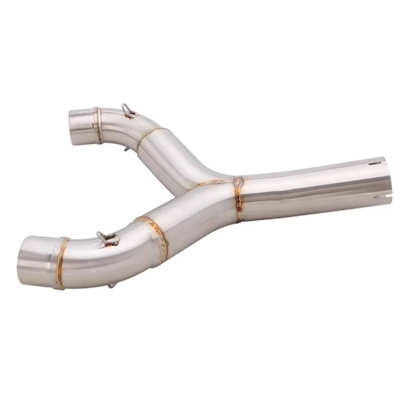 BTEDSXC Motorrad Auspuff Mittelrohr Kompatibel Mit Aprilia Für Shiver750 Für Sl750 Für 750gt 2008-2017 Motorradauspuffschalldämpfer Mittelverbindungsrohr Für Escape Moto Schalldämpfer von BTEDSXC