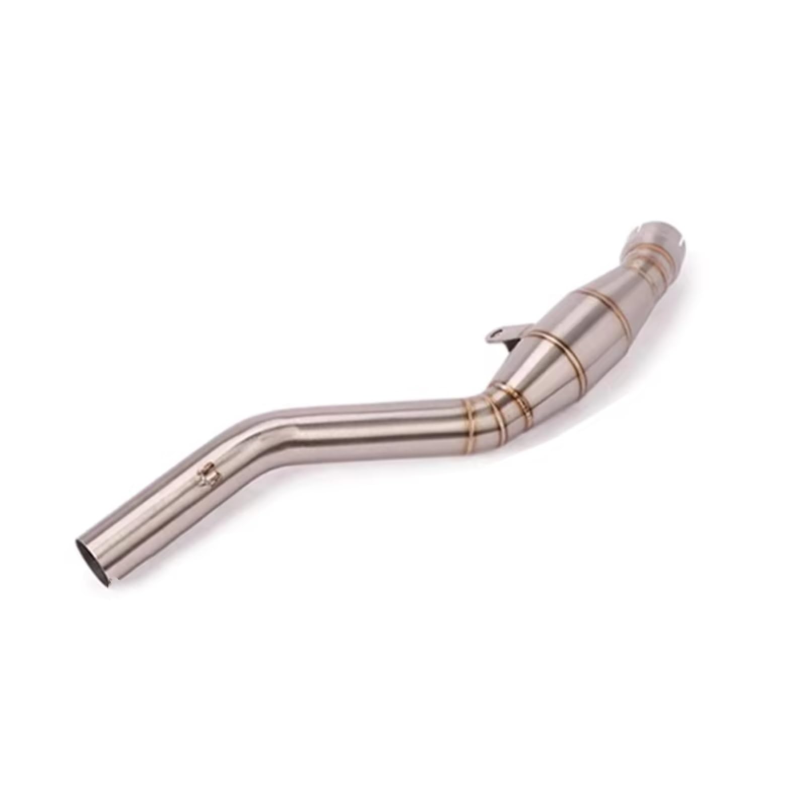 BTEDSXC Motorrad Auspuff Mittelrohr Kompatibel Mit Benelli Für 752S Für BJ752 Motorradauspuff Fluchtsysteme Mittelverbindungsrohr Schalldämpfer Motorradauspuffrohr Endrohr(Size2) von BTEDSXC
