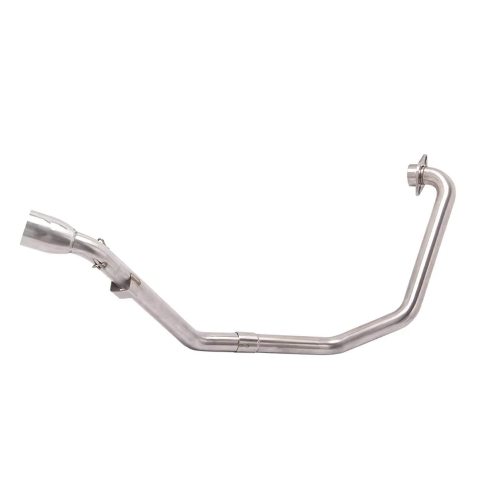 BTEDSXC Motorrad Auspuff Mittelrohr Kompatibel Mit Yamaha Für FZS150 Motorrad Auspuffanschluss Mittleres Vorderes Verbindungsrohr Für Escape Moto Schalldämpfer Modifiziertes 51mm Fahrradrohr(Silver) BTEDSXC Motorrad Auspuff Mittelrohr Kompatibel Mit Yamaha Für FZS150 Motorrad Auspuffanschluss Mittleres Vorderes Verbindungsrohr Für Escape Moto Schalldämpfer Modifiziertes 51mm Fahrradrohr(Silver) von BTEDSXC
