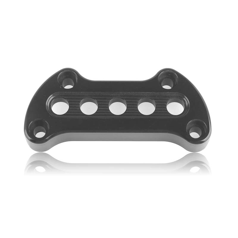BTEDSXC Motorrad Lenker Riser Für Dyna 883 1200 Motorrad-Lenker-Lenker-Riser-Klemme Motorrad-Riser-Montage Hebe-Lenkerklemmen Universal-Lenker-Montageklemme(Black) von BTEDSXC