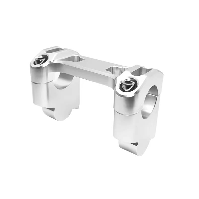 BTEDSXC Motorrad Lenker Riser Für R1250GS Für R1200GS Für Adventure 2013 2014 2015 2016 2017 2018 2019 2020 2021 2022 2023 Lenker Riser Top Klemmen Abdeckung Zubehör(Silver) von BTEDSXC