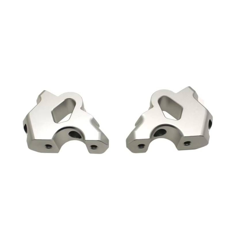 BTEDSXC Motorrad Lenker Riser Für R1300GS Für Adventure 2024- Motorrad Lenker Riser Klemme Griff Bar Erhöhen Zurück Bewegen Adapter Lenker Montage Riser Klemme(Silver) von BTEDSXC