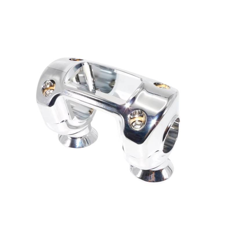 BTEDSXC Motorrad Lenker Riser Für Softail Für Street Bob Für Breakout FXDR114 2018 2019 2020 2021 2022 2023 1,25" Motorrad-Lenker-Riser-Klemme Lenker-Riser-Montageklemmen(Silver) von BTEDSXC