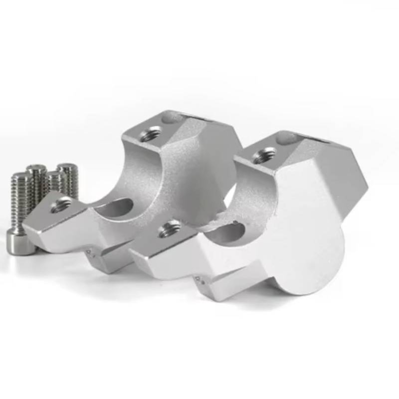 BTEDSXC Motorrad Lenker Riser Für X-ADV750 150 160 2017- Motorrad Lenker Riser Griff Bar Clamp Verlängern Motorrad Lenker Halterung Klemme Heber Zubehör(Silver) von BTEDSXC