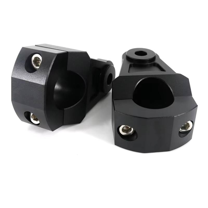 BTEDSXC Motorrad Lenker Riser Kompatibel Mit Aprilia Für Shiver 2008 2009 2010 2011 2012 2013 2014 2015 2016 2017 2018 28 Mm Motorrad Lenker Riser Lenkerklemme(Black) von BTEDSXC